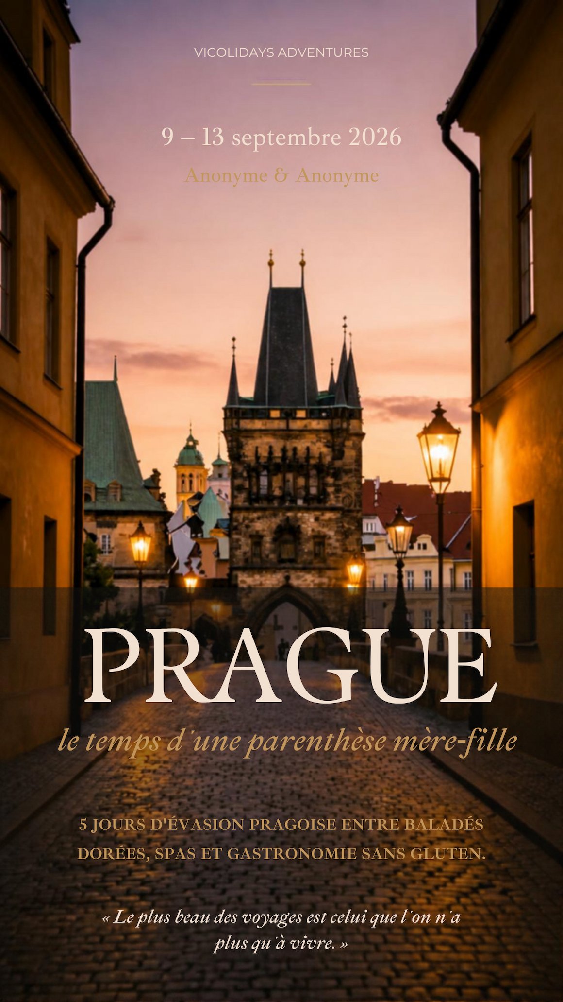 Your travel book, day by day, in your pocket